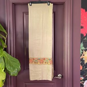 Beautiful embroidered scarf from Pakistan